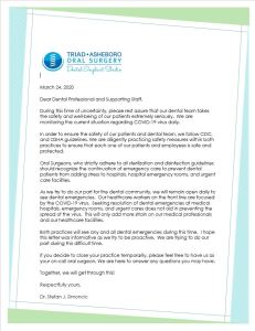 Corona virus update from Dr. Simoncic